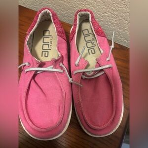 5/$25 Hey Dude Pink Casual Shoes